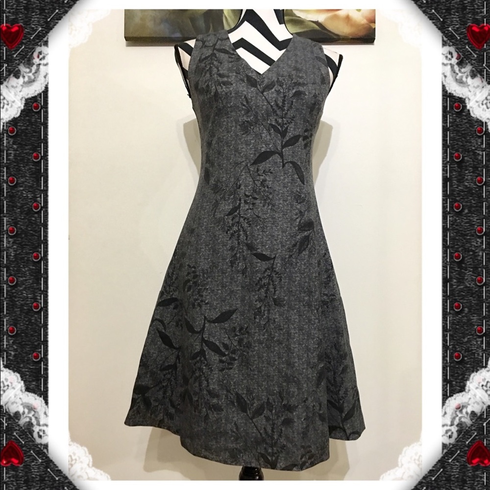 Banana Republic Print Fit & Flare Dress